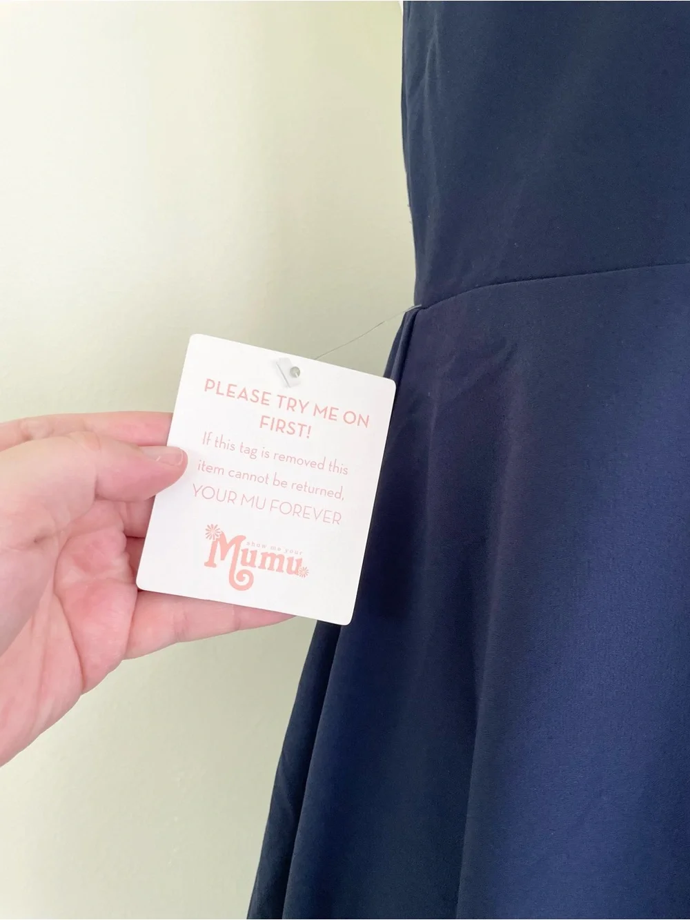 NWT Show Me Your Mumu Calypso Ruffle Tiered Dress M Medium Navy Blue Open Back